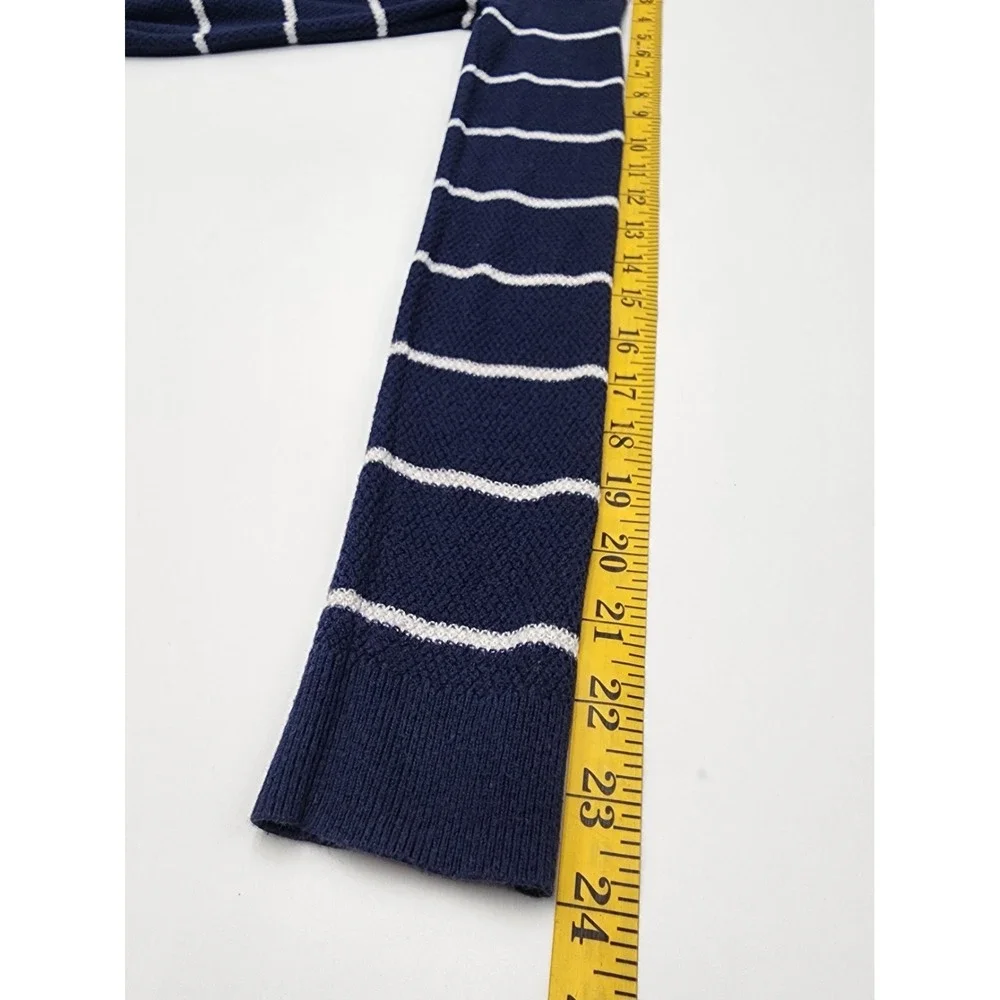 So Perfect Pullover Sweater XS Navy Blue/ White‎ Beachy Light Sweater